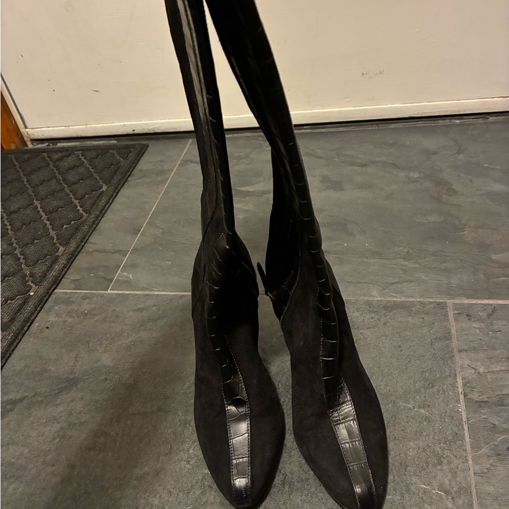 Valentino Black Leather Heels